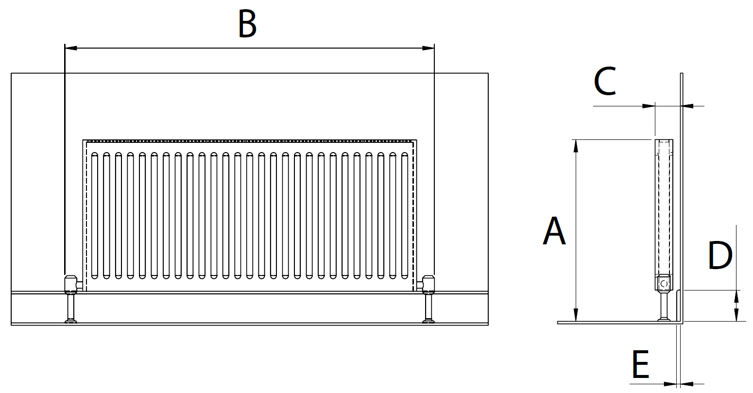 Radiator Cover Form Diagram